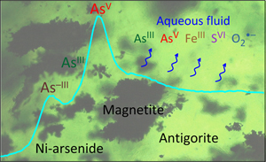 Redox dynamics of subduction revealed by arsenic in serpentinite